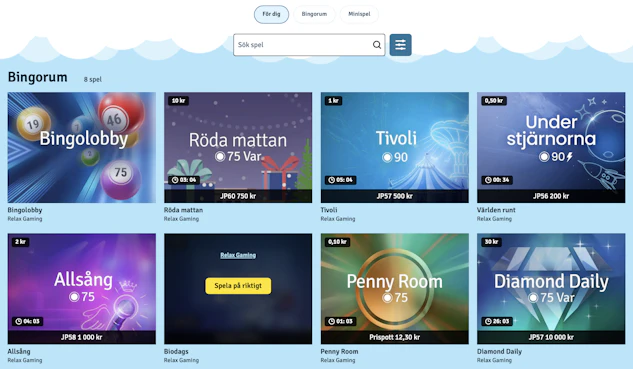 Bingorum hos Bingo com