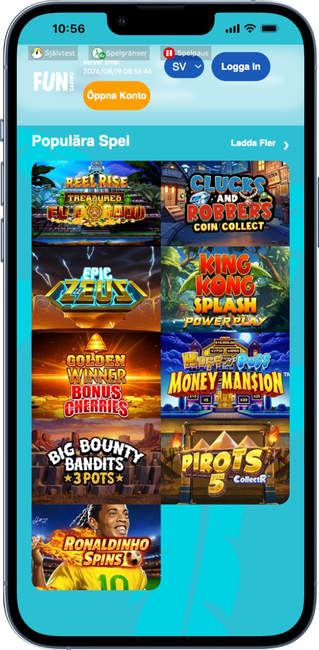 Casinot på iPhone
