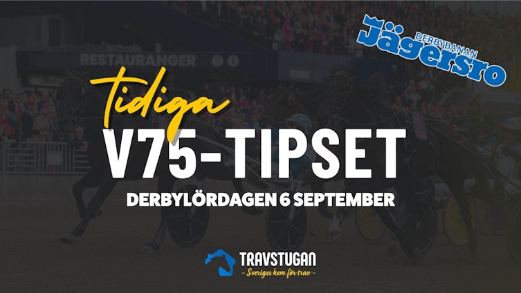 Travtips TIDIGA V75: Öppen lördag - men omtag med spiken!