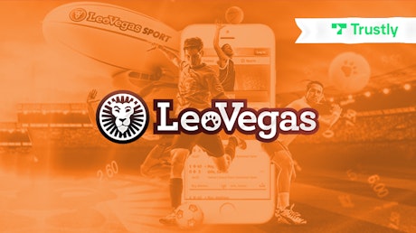 Leo Vegas med Trustly logga