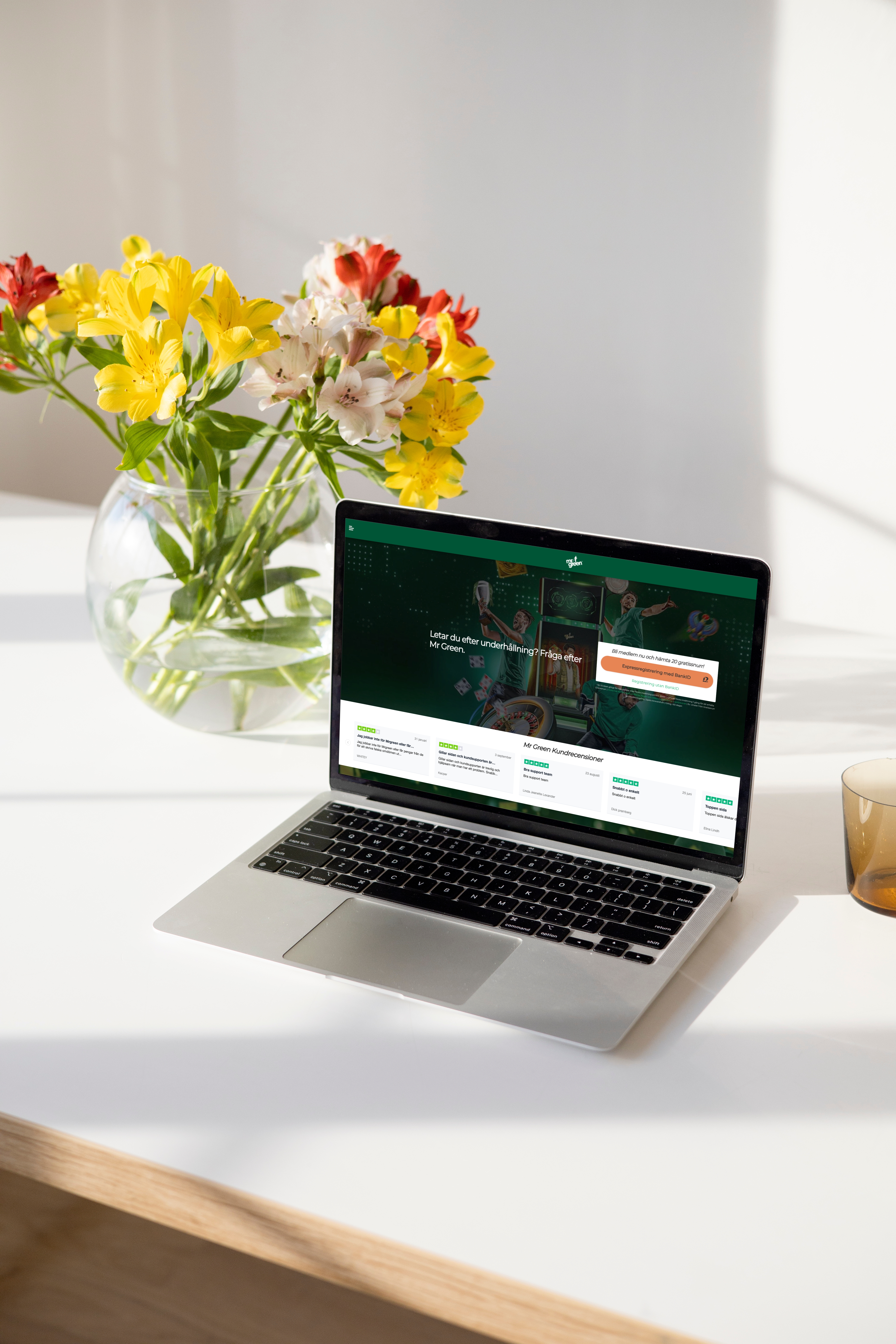 Mr Green startsida