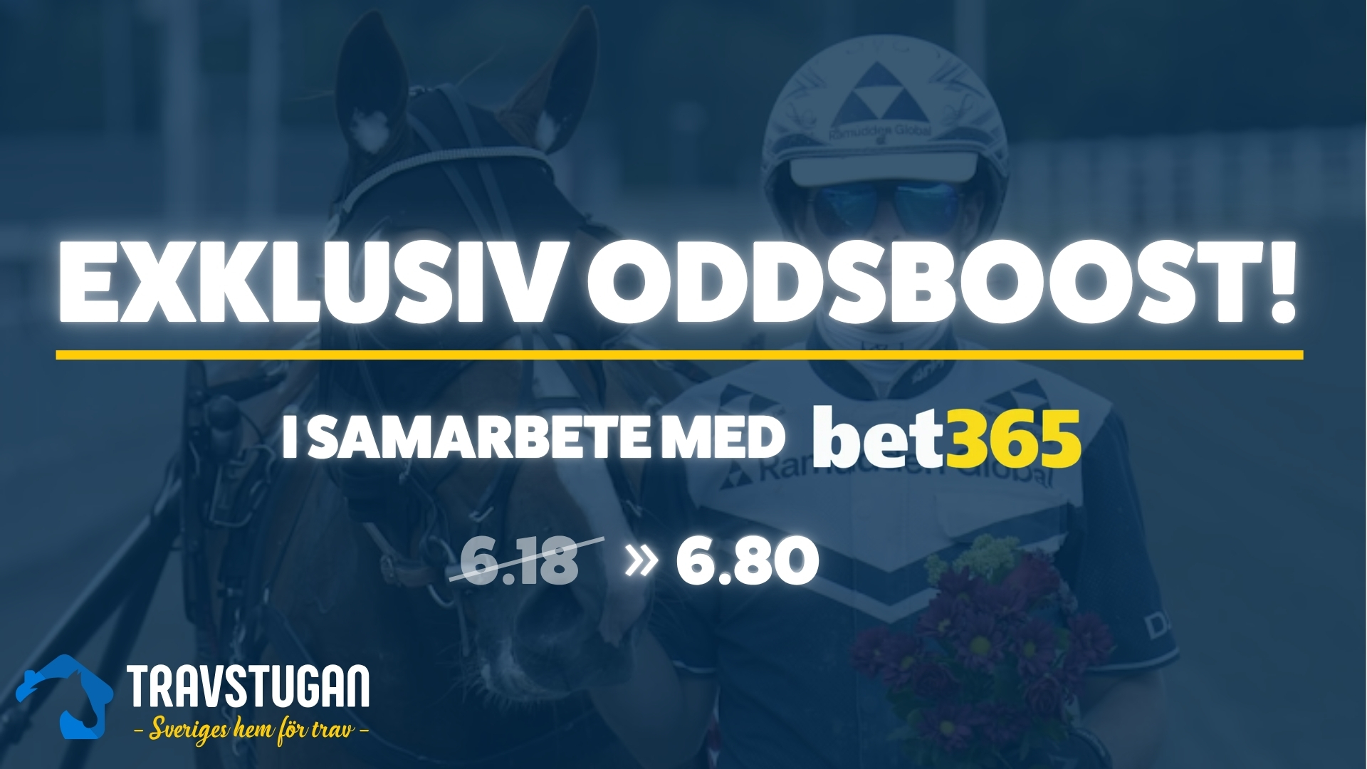 Travtips EXKLUSIV ODDSBOOST till kvällens omgång!