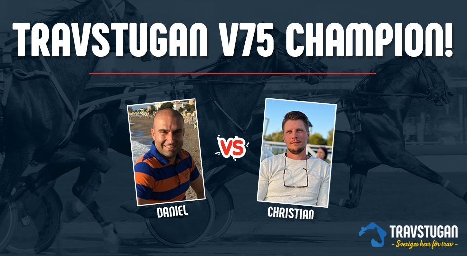 Travstugan v75 champion daniel christian