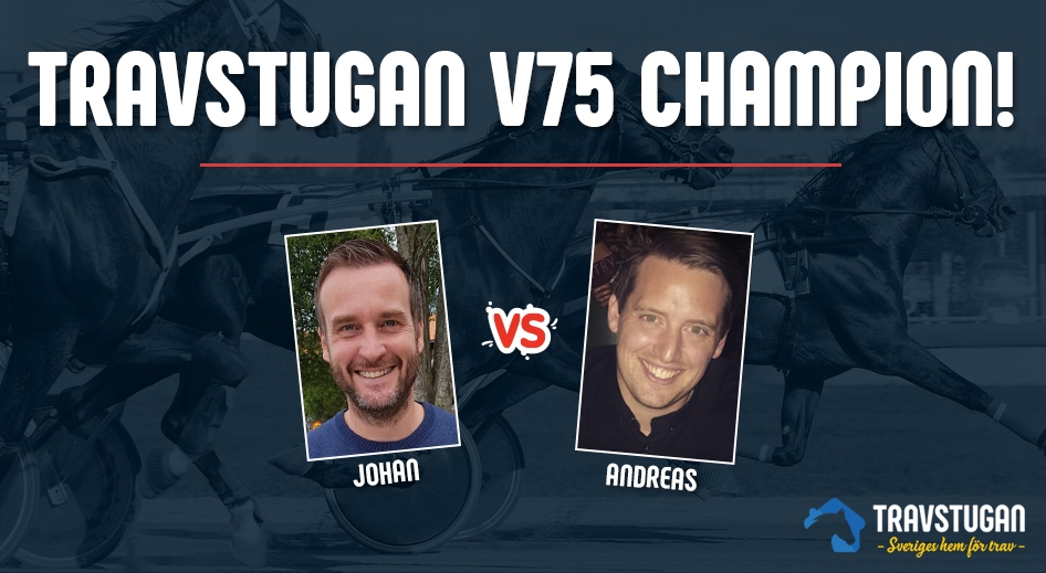 Travstugan v75 champion johan andreas
