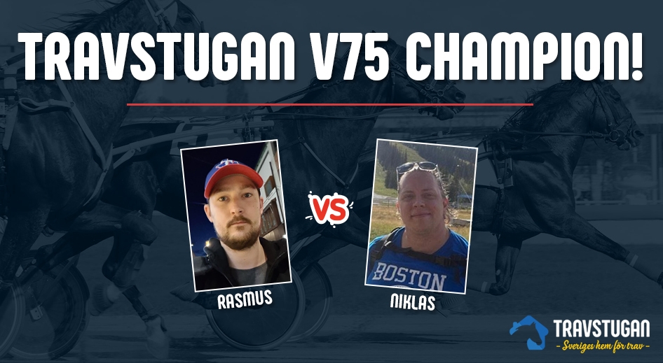 Travstugan v75 champion rasmus niklas
